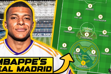 Đội hình siêu khủng của Real Madrid khi có Kylian Mbappe