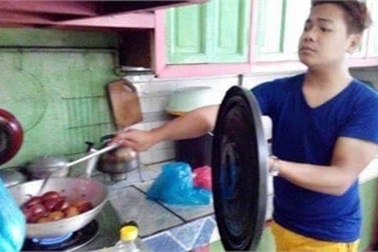 Cười vỡ bụng với chùm ảnh “khi đàn ông vào bếp”