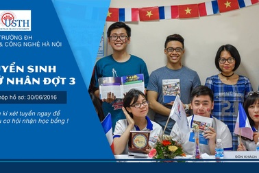 Trường Đại học Việt Pháp xét tuyển đợt 3