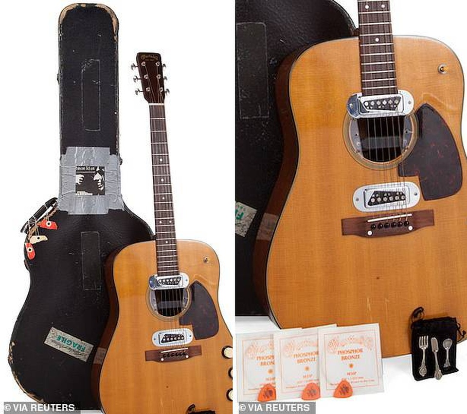 Cây guitar của huyền thoại âm nhạc Kurt Cobain có giá 1 triệu USD - 3 Cây guitar của huyền thoại âm nhạc Kurt Cobain có giá 1 triệu USD - 3