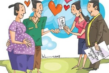 Tổ chức mang thai hộ vì mục đích thương mại sẽ bị phạt 5 năm tù