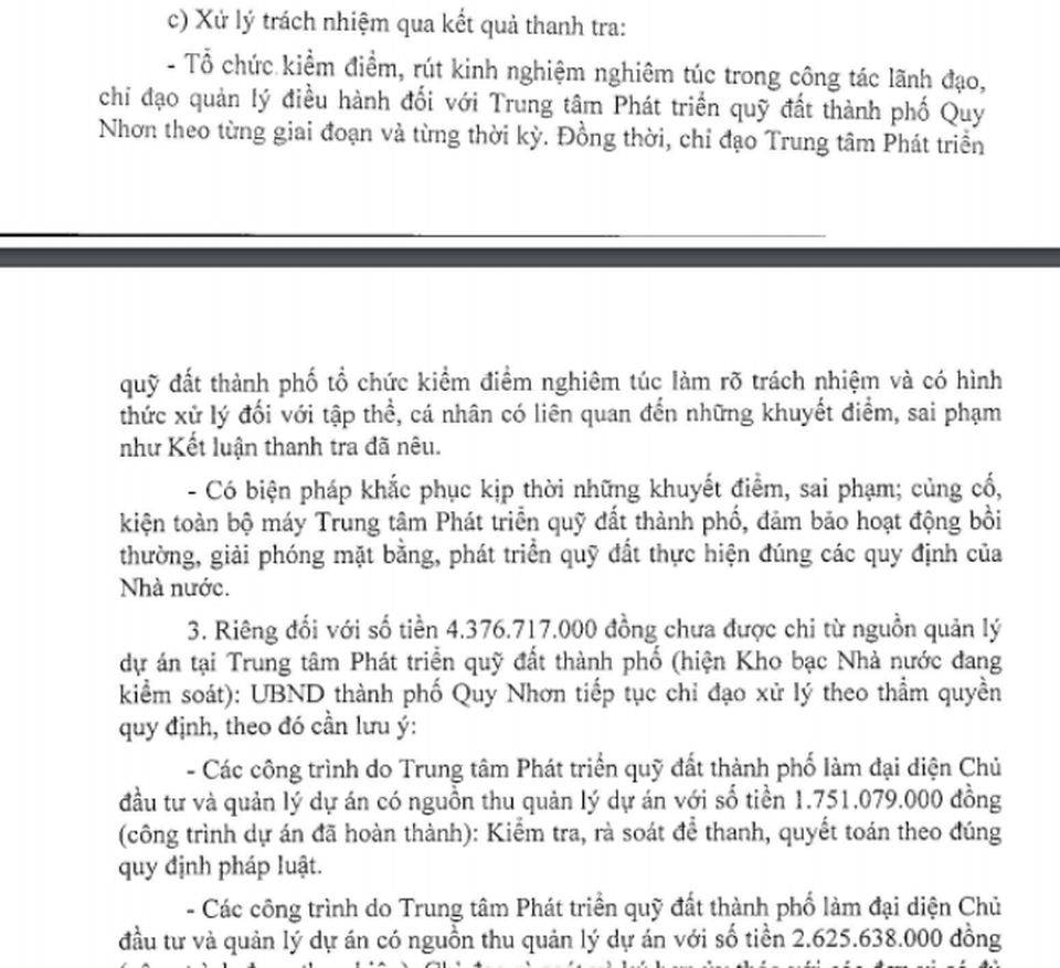 Chi sai tiền tỷ, Trung tâm Phát triển quỹ đất bị đề nghị rút kinh nghiệm - 1 Chi sai tiền tỷ, Trung tâm Phát triển quỹ đất bị đề nghị rút kinh nghiệm - 1