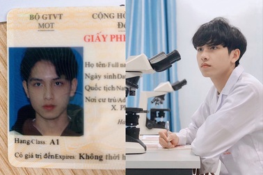 Nam sinh trường Y được mệnh danh là “hot boy ảnh thẻ bằng lái”