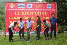 Phấn chấn ngày khởi công cầu Dân trí thứ 18 tại vùng biên giới Nghệ An