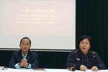 Tôn vinh 3 nhạc sĩ trong chương trình âm nhạc "Tình yêu Hà Nội"