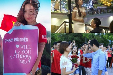 Những màn tỏ tình ấn tượng của bạn trẻ Việt năm 2014