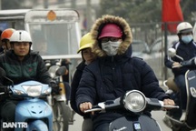 Không khí lạnh tràn về, nhiệt độ miền Bắc giảm sâu