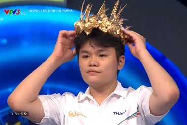 Nam sinh chuyên Ams giành tấm vé cuối cùng vào chơi Chung kết Olympia 22