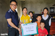 Hơn 226 triệu đồng đến với 4 đứa trẻ mồ côi bố