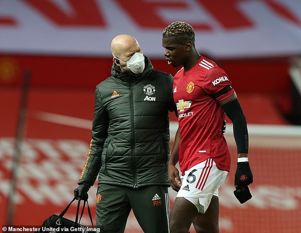 Man Utd chịu tổn thất lớn, Pogba vắng mặt ở hai trận đại chiến - 1 Man Utd chịu tổn thất lớn, Pogba vắng mặt ở hai trận đại chiến - 1