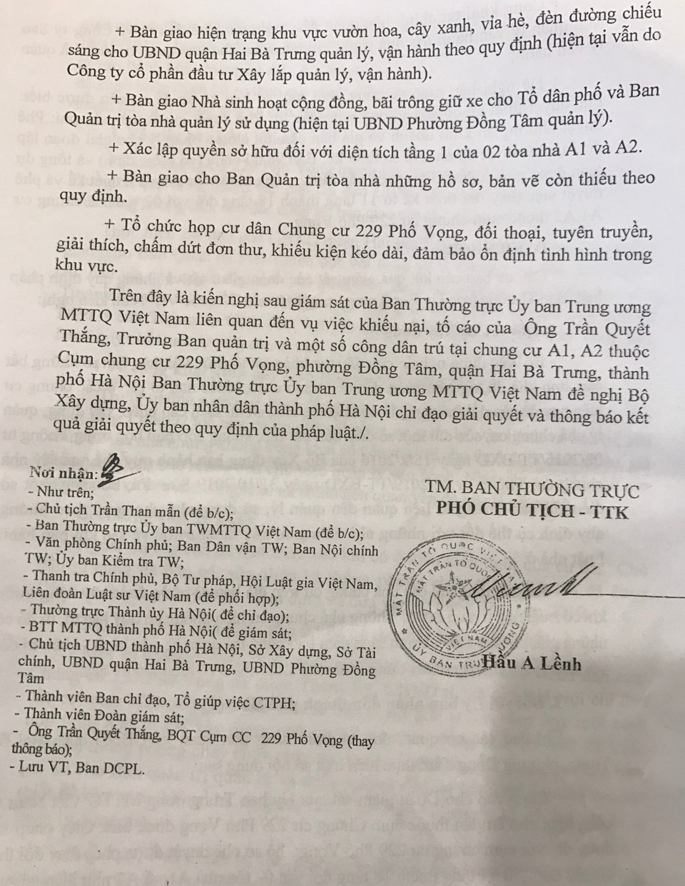 Cư dân chung cư 229 phố Vọng kêu cứu: Sáng tỏ những góc tối bí ẩn! - 2 Cư dân chung cư 229 phố Vọng kêu cứu: Sáng tỏ những góc tối bí ẩn! - 2
