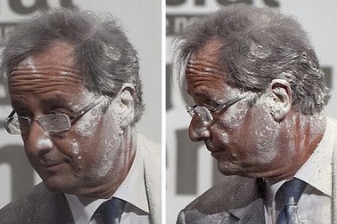 Ứng viên tổng thống Pháp bị nã bột mì