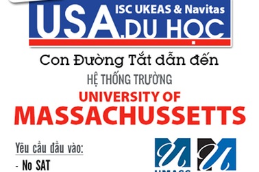 “Con đường tắt” đến hệ thống trường University of Massachussetts danh tiếng