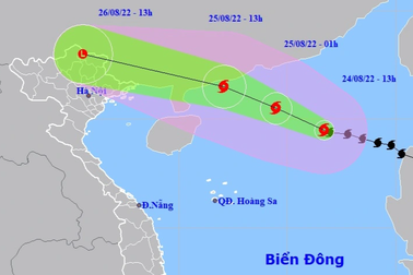 Bão số 3 mạnh, di chuyển rất nhanh, gây mưa lớn ở miền Bắc