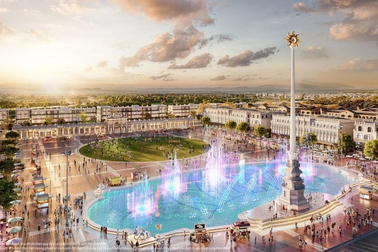 Cư dân "Thành phố Đảo Hoàng Gia" tận hưởng thế giới hàng hiệu kế bên nhà