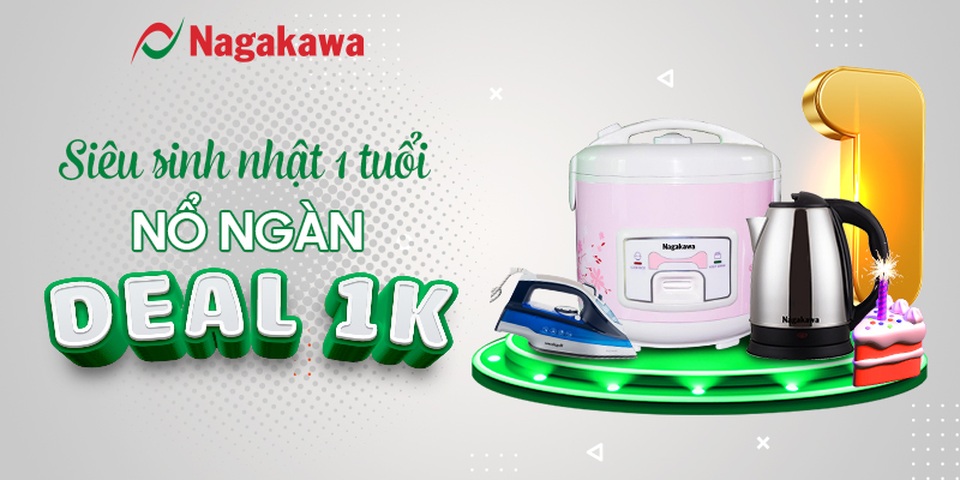Nagakawa shop mừng sinh nhật với hàng ngàn ưu đãi chỉ từ 1k - 2 Nagakawa shop mừng sinh nhật với hàng ngàn ưu đãi chỉ từ 1k - 2