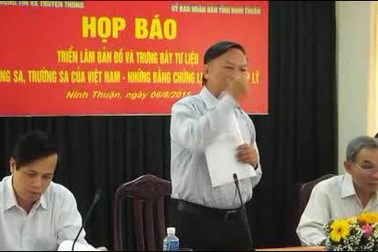 Ninh Thuận lần đầu họp báo về triển lãm Hoàng Sa, Trường Sa là của Việt Nam