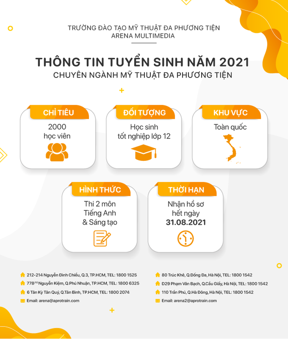 Arena Multimedia thông báo tuyển sinh 2021 - 4 Arena Multimedia thông báo tuyển sinh 2021 - 4