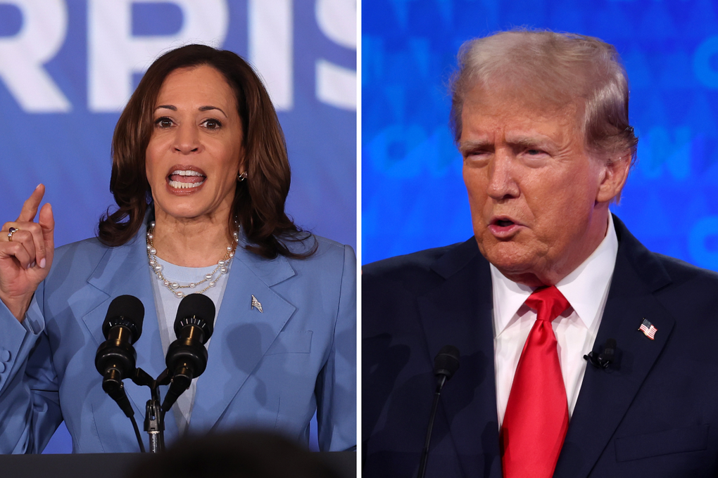 Ông Trump và bà Harris tranh cãi về quy tắc tranh luận | Báo Dân trí