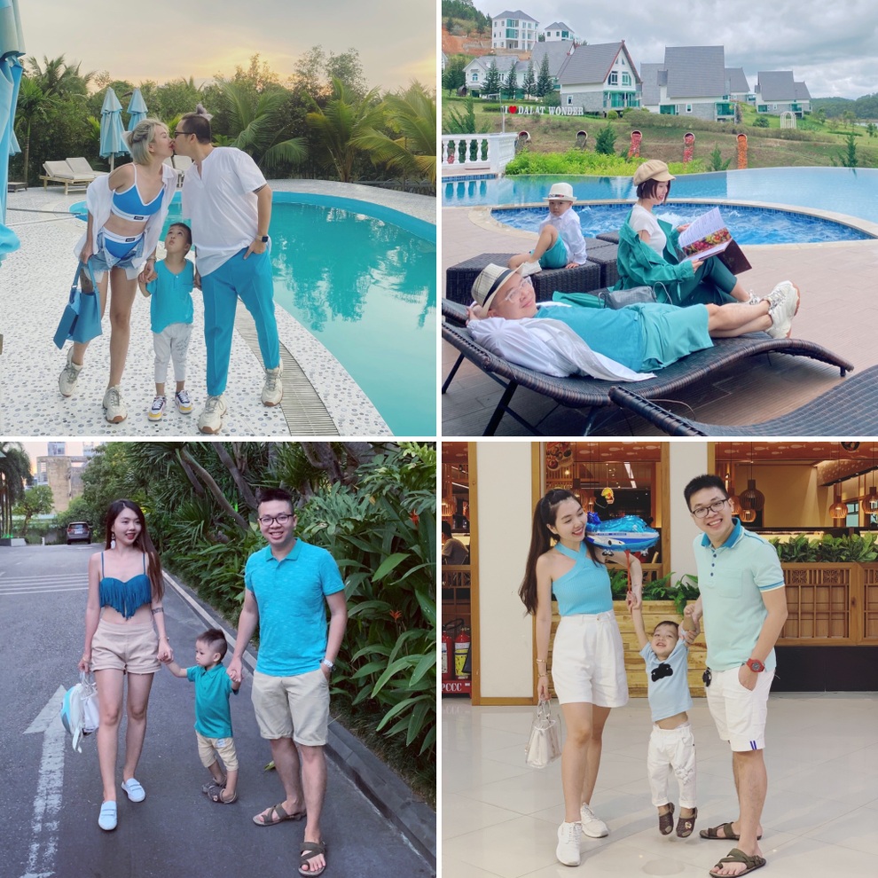 Gia đình sành điệu chia sẻ bí kíp mặc đẹp khi đi du lịch - 3 Gia đình sành điệu chia sẻ bí kíp mặc đẹp khi đi du lịch - 3
