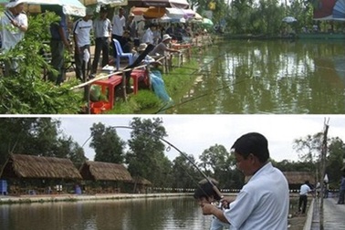 Sài Gòn cuối tuần: Thảnh thơi câu cá giữa Sài Gòn tấp nập