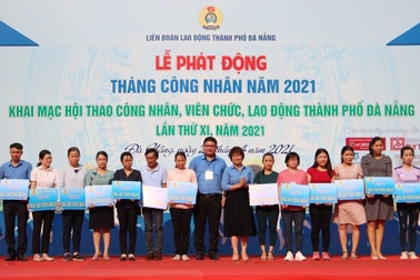 Đà Nẵng: Trao tặng người lao động khó khăn về chỗ ở 22 mái ấm công đoàn