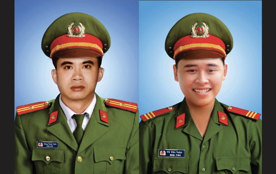 Tiếc thương hai chiến sĩ công an hy sinh khi truy bắt nhóm đua xe - 1 Tiếc thương hai chiến sĩ công an hy sinh khi truy bắt nhóm đua xe - 1