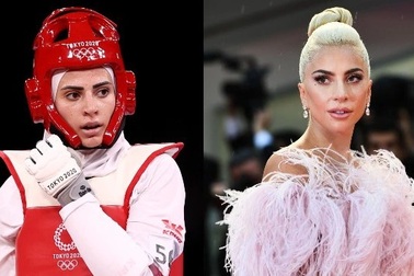 Nữ võ sĩ Jordan làm nóng cộng đồng mạng vì giống ca sĩ Lady Gaga
