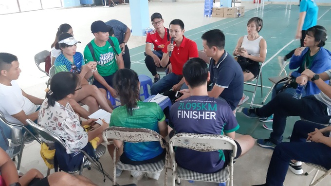 Đông đảo tình nguyện viên tham gia buổi tập huấn. Đông đảo tình nguyện viên tham gia buổi tập huấn.