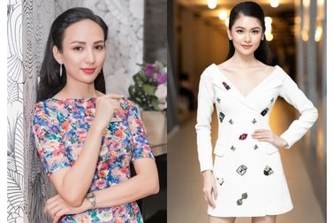 Bộ đôi "mỹ nhân Ngoại thương" Ngọc Diễm, Thùy Dung đọ sắc trên “ghế nóng”