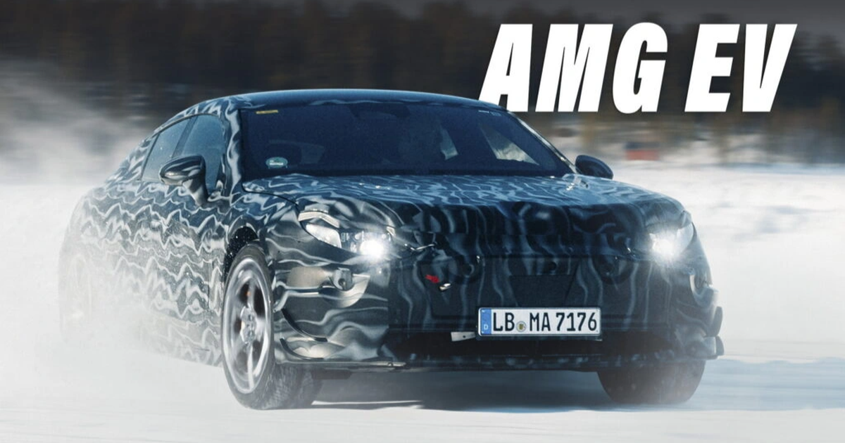 Mẫu sedan thuần điện mới của Mercedes-AMG sẽ cạnh tranh trực tiếp với Porsche Taycan (Ảnh: Mercedes-AMG).