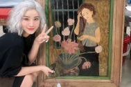 Họa sĩ Gen Z đam mê sơn mài: "Mỗi phụ nữ tôi gặp đều như một bức tranh"