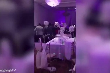 Ẩu đả trong đám cưới vì lộ clip nóng của cô dâu