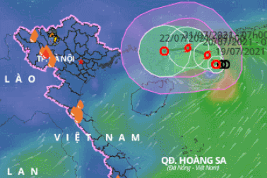 Áp thấp nhiệt đới trên Biển Đông có khả năng mạnh thêm