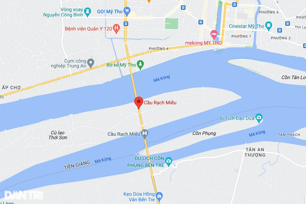 Hình ảnh công an 2 tỉnh chặn cầu Rạch Miễu nổ súng bắt 31 giang hồ có súng - 9 Hình ảnh công an 2 tỉnh chặn cầu Rạch Miễu nổ súng bắt 31 giang hồ có súng - 9