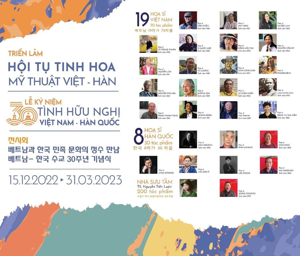 Triển lãm Hội tụ tinh hoa mỹ thuật Việt - Hàn tại Bảo tàng Hà Nội - 1 Triển lãm Hội tụ tinh hoa mỹ thuật Việt - Hàn tại Bảo tàng Hà Nội - 1
