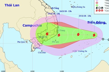 Hình thành bão số 9 trên Biển Đông