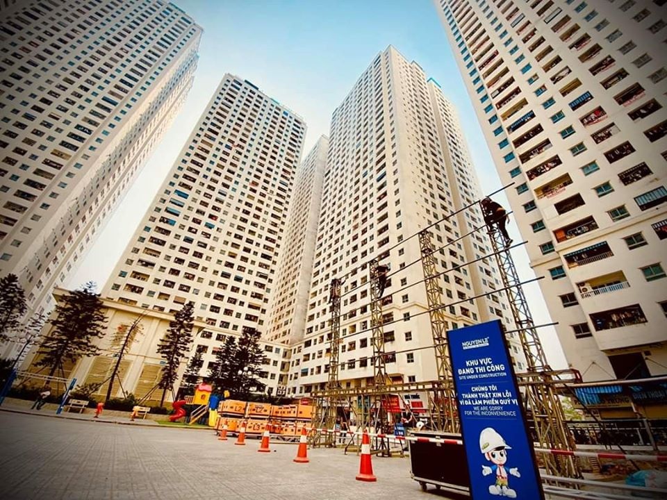 Hà Nội: Dân chung cư dựng màn hình LED 45m2 cổ vũ U22 Việt Nam - 1 Hà Nội: Dân chung cư dựng màn hình LED 45m2 cổ vũ U22 Việt Nam - 1