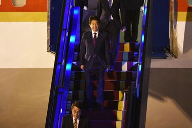 Thủ tướng Nhật Bản Shinzo Abe đến Đà Nẵng