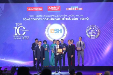 Bảo hiểm Topcare của BSH vào top 10 "Tin dùng Việt Nam 2022"