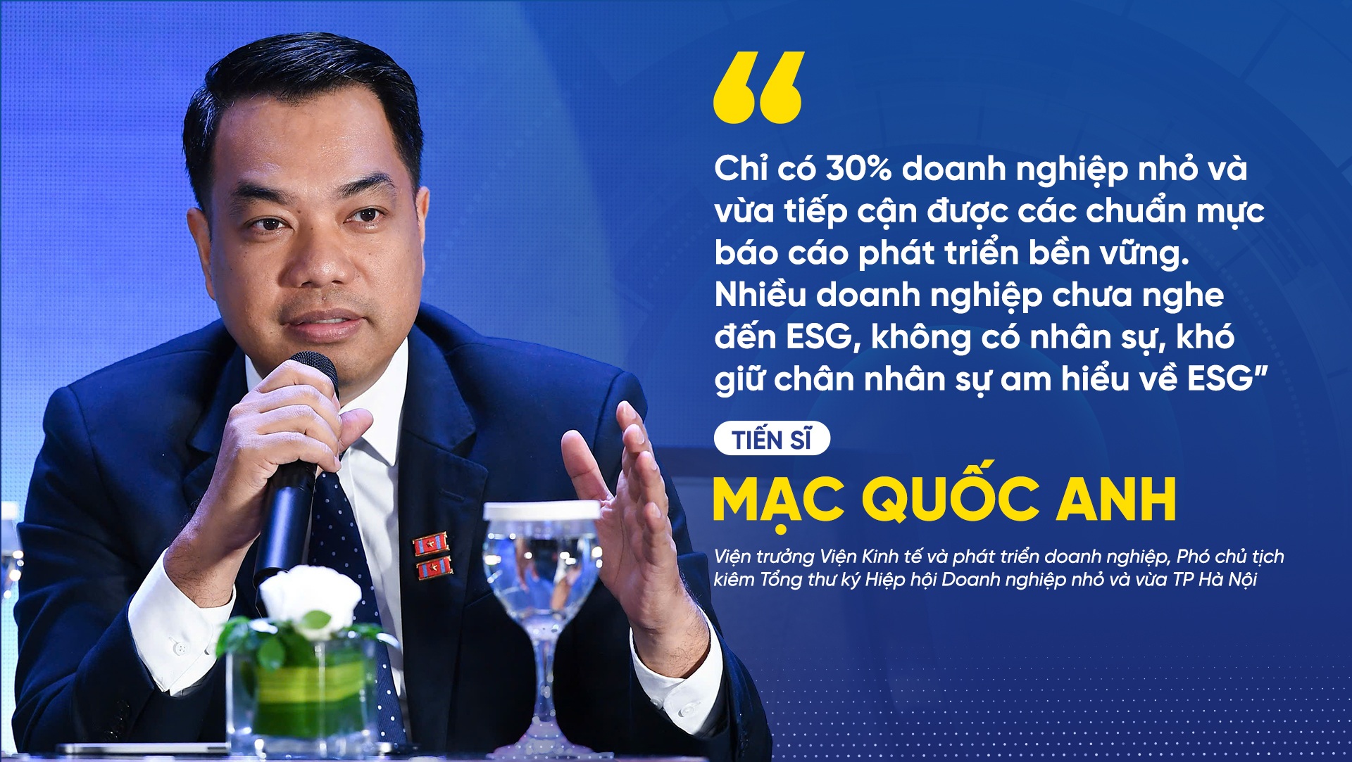 Loạt phát ngôn ấn tượng tại Diễn đàn ESG Việt Nam lần thứ nhất - 3 Loạt phát ngôn ấn tượng tại Diễn đàn ESG Việt Nam lần thứ nhất - 3