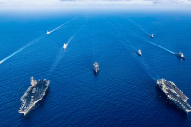 Máy bay quân sự Mỹ rơi ở Địa Trung Hải