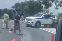 Tai nạn liên hoàn trên cao tốc Hà Nội - Hải Phòng, 2 người tử vong