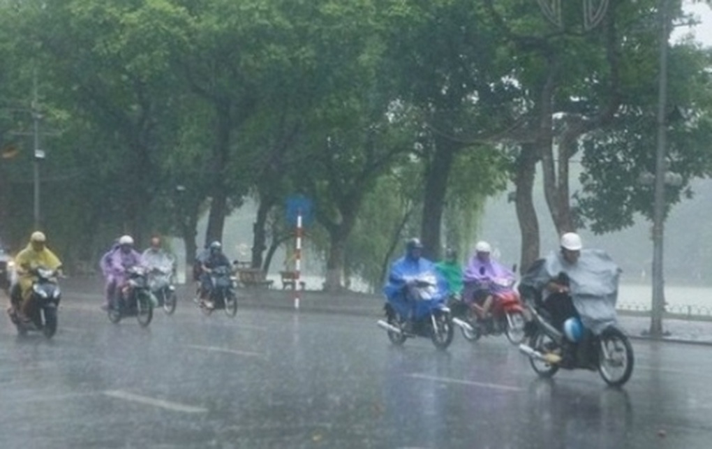 Bắc Bộ có nơi mưa to, Hà Nội mưa rào - 1 Bắc Bộ có nơi mưa to, Hà Nội mưa rào - 1