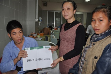 "Nhờ được mọi người giúp đỡ, em đã giữ lại được chân của mình rồi !"