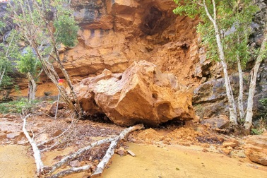 Sạt lở núi trong vùng lõi Di sản thế giới Tràng An