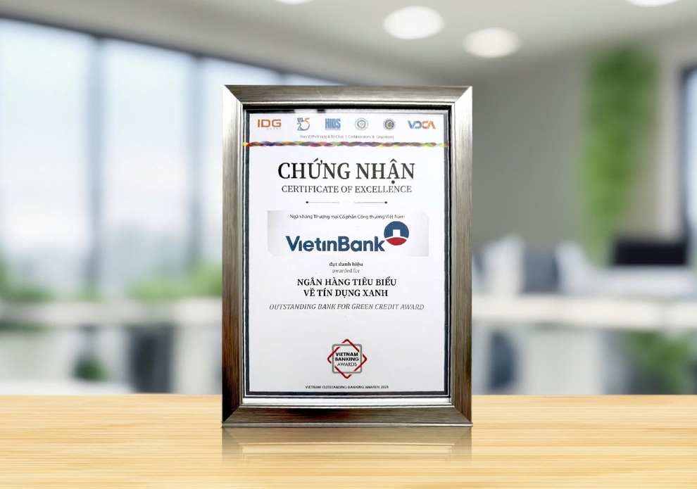 VietinBank 2 năm liên tiếp là “Ngân hàng tiêu biểu về tín dụng xanh” của IDG Việt Nam - 1 VietinBank 2 năm liên tiếp là “Ngân hàng tiêu biểu về tín dụng xanh” của IDG Việt Nam - 1