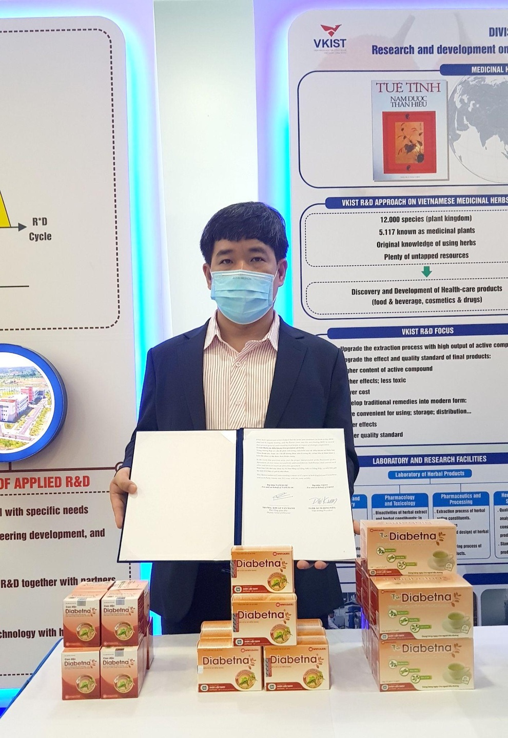 Hợp tác Quốc tế nâng cao chất lượng sản phẩm Diabetna cho người tiểu đường - 3 Hợp tác Quốc tế nâng cao chất lượng sản phẩm Diabetna cho người tiểu đường - 3