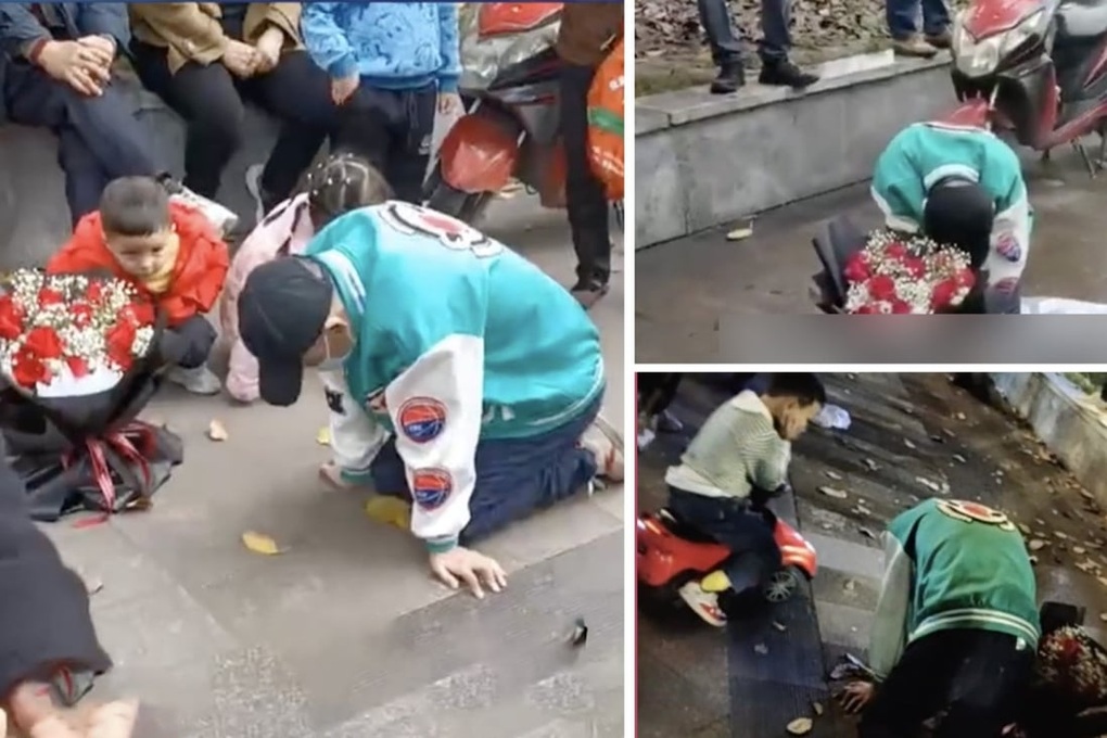 Chàng trai quỳ gối dưới mưa gần một ngày để cầu xin bạn gái cũ quay lại - 1 Chàng trai quỳ gối dưới mưa gần một ngày để cầu xin bạn gái cũ quay lại - 1