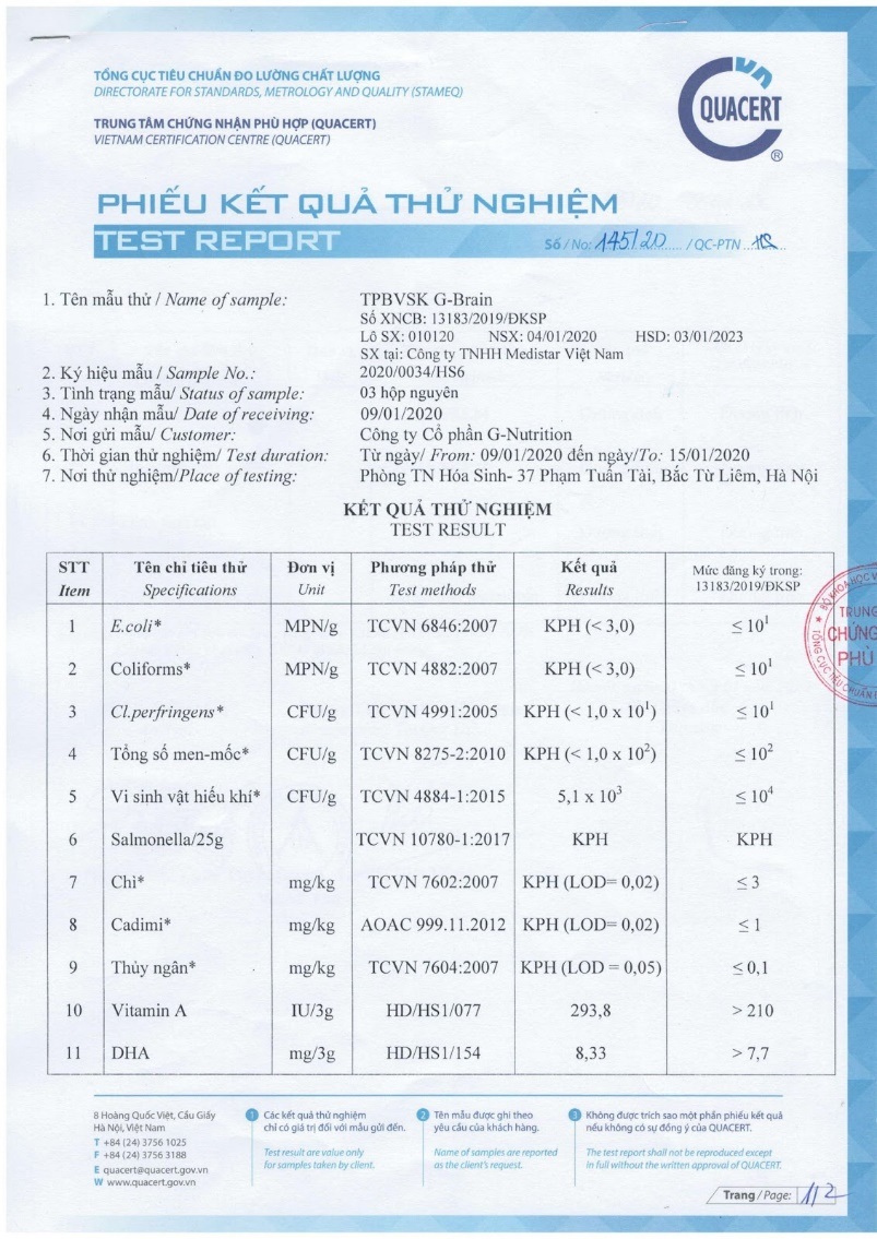 Cốm Trí Não G-Brain: Tăng cường tập trung trong học tập - 5 Cốm Trí Não G-Brain: Tăng cường tập trung trong học tập - 5